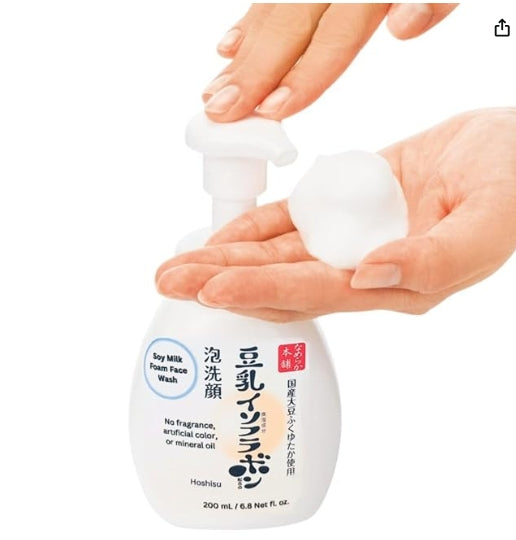 Nameraka Honpo Foam Face Wash NC 200 mL / 6.8 Net fl. oz. Imported from Japan